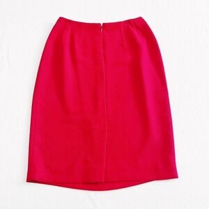 Emanuel Ungaro Fully Lined Pencil Skirt Red SZ4